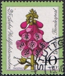 Sellos del Mundo : Europa : Alemania : FLORES. DIGITALIS PURPUREA (DEDALERA)