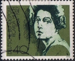 Stamps : Europe : Germany :  ESCRITORAS ALEMANAS. RICARDA HUCH