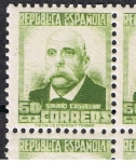 Stamps Spain -  Edifil  672  Personajes y Monumentos.  