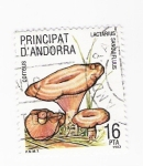 Stamps Andorra -  Lactarius