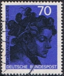 Sellos de Europa - Alemania -  V CENT. DEL NACIMIENTO DE MIGUEL ANGEL, PINTOR, ESCULTOR Y ARQUITECTO ITALIANO
