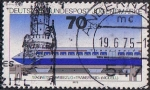 Stamps Germany -  LOCOMOTORAS. TREN ELECTRO-MAGNÉTICO SUSPENDIDO, TRNASRAPID MOD. 7