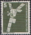 Stamps : Europe : Germany :  INDUSTRIA Y TÉCNICA. SATÉLITE