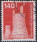 Stamps Germany -  INDUSTRIA Y TÉCNICA. CENTRAL TÉRMICA
