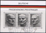 Stamps : Europe : Germany :  HB PREMIOS NOBEL DE LA PAZ
