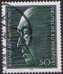 Stamps Germany -  CENT. DEL NACIMIENTO DE DR. KONRAD ADENAUER