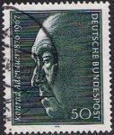 Sellos de Europa - Alemania -  CENT. DEL NACIMIENTO DE DR. KONRAD ADENAUER