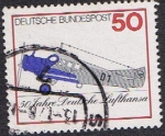 Stamps : Europe : Germany :  L ANIV. DE LA FUNDACIÓN DE LA LUFTHANSA