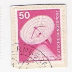 Stamps : Europe : Germany :  Antena Satalite (repetido)