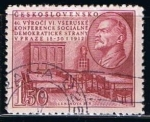 Sellos de Europa - Checoslovaquia -  Scott 497  Lenin