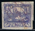 Stamps Czechoslovakia -  Scott  9  Hradcany en Praga