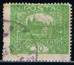 Stamps Czechoslovakia -  Scott  43  Hradcany en Praga