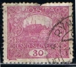 Stamps Czechoslovakia -  Scott  47  Hradcany en Praga