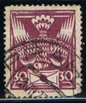 Stamps : Europe : Czechoslovakia :  Scott  86  Paloma mensagera con sobre