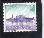 Stamps Spain -  1611- HOMENAJE A LA MARINA ESPAÑOLA- CRUCERO 