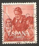 Sellos de Europa - Espaa -  1297 - III centº de la muerte de San Vicente de Paúl