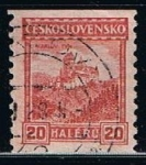 Stamps Czechoslovakia -  Scott  123  Castillo Karlstrin