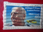 Sellos de America - Estados Unidos -  WILLIAM T. PIPER (Aviation Pioneer)