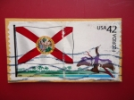 Stamps : America : United_States :  Florida- Flags of our nation