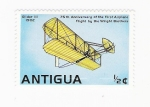 Stamps Antigua and Barbuda -  Avion (repetido)