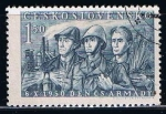 Stamps Czechoslovakia -  Scott  424  Minero,soldado y agricultor