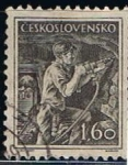 Sellos de Europa - Checoslovaquia -  Scott  654  Mineros