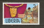 Stamps Liberia -  BUSCADOR  DE  ORO