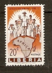 Stamps : Africa : Liberia :  LIBERTAD  AFRICANA