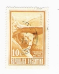 Stamps Argentina -  Mendoza puente del Inca (repetido)