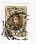 Stamps Argentina -  General Jose de San Martin (repetido)