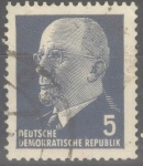 Stamps Germany -  DDR_SCOTT 582 PRESIDENTE WALTER ULBRICHT