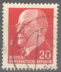 Stamps : Europe : Germany :  DDR_SCOTT 585 PRESIDENTE WALTER ULBRICHT