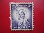 Sellos de America - Estados Unidos -  Statue Liberty (1875) (In god we trust)-serie:Liberty-Patrim. de la humanidad.
