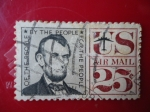 Stamps United States -  Of the people-By the people-For the people.(de la gente,