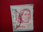 Stamps : America : United_States :  RED CLOUD (1822-1909) ó Nube Roja, jefe de los Sioux.