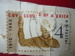 Sellos de America - Estados Unidos -  Boy Scous of America -1910-1960