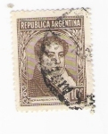 Stamps : America : Argentina :  Bernardino Rivadavia (reprtido)