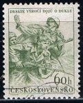 Stamps Czechoslovakia -  Scott  679  Soldados