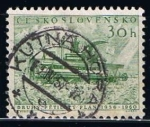 Stamps Czechoslovakia -  scott  734  Cosechadora