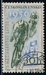 Stamps Czechoslovakia -  Scott  747  Ciclista