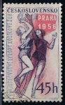 Sellos de Europa - Checoslovaquia -  Scott  748  Baloncesto Femenino