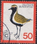 Stamps Germany -  PROTECCIÓN DE LOS PÁJAROS. CHORLITO DORADO
