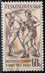 Sellos de Europa - Checoslovaquia -  Scott  799  Boxeo