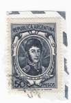 Sellos de America - Argentina -  General Jose de San Martin (repetido)