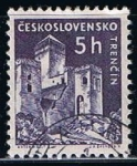 Stamps Czechoslovakia -  Scott  970  Castillo  Trencin