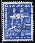 Stamps Czechoslovakia -  Scott  1020  Laminadores de control del puente (2)