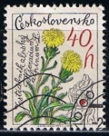 Stamps Czechoslovakia -  Scott  2230  Alpine hawkweed