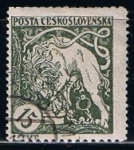 Stamps : Europe : Czechoslovakia :  Scott  B124 Bohemia Leon rompiendo las Cadenas