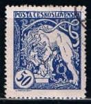 Sellos de Europa - Checoslovaquia -  Scott  B126 Bohemia Leon rompiendo las Cadenas