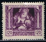 Stamps Czechoslovakia -  Scott  B129  Madre y el niño